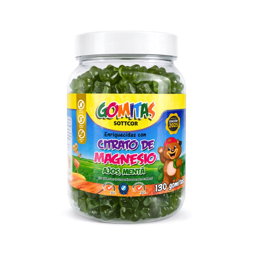 Gomitas Niños Citrato de Magnesio 130 Ud. - SOTTCOR