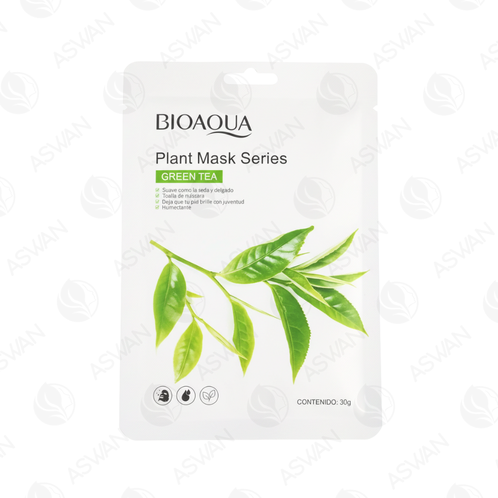 Mascarilla Facial De Té Verde x10 Uds - BIOAQUA
