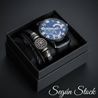Set de Reloj y Pulsera para Hombre