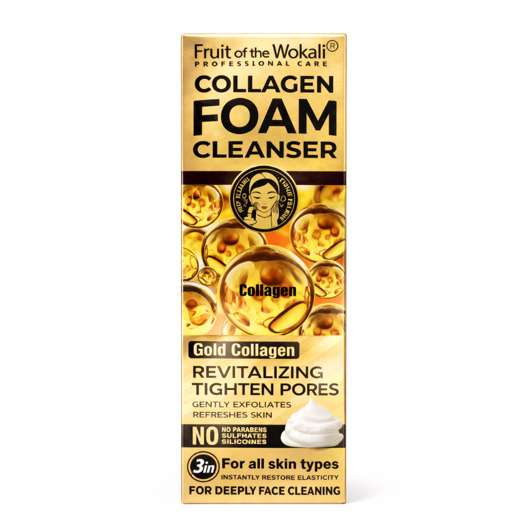 Limpiador Facial en Espuma de Colágeno 150 ml - WOKALI