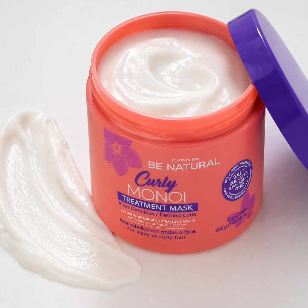 Mascarilla Rizos Definidos Curly Monoi 350 gr - BE NATURAL