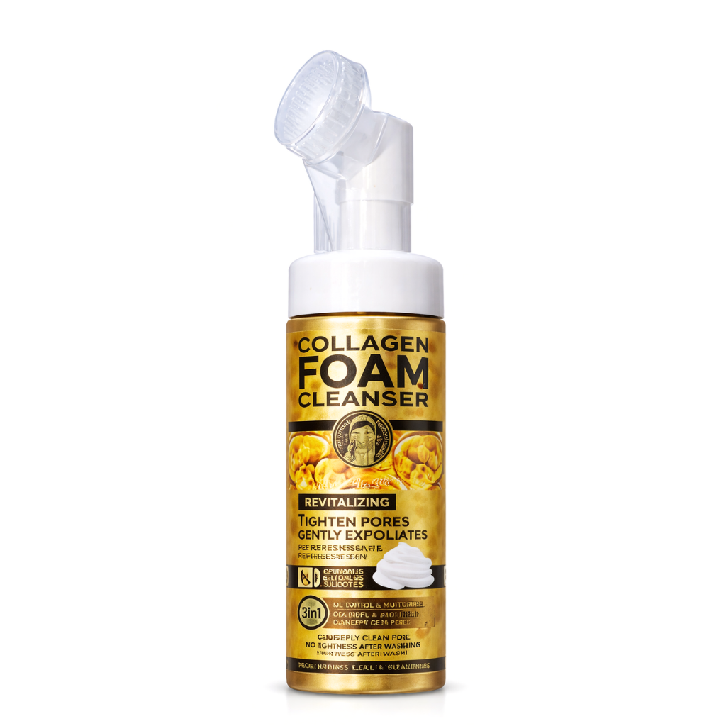 Limpiador Facial en Espuma de Colágeno 150 ml - WOKALI