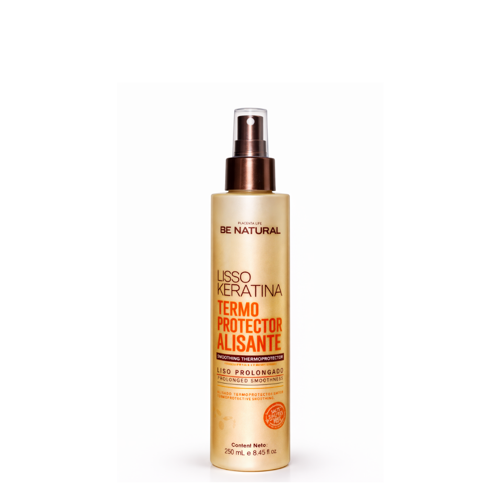 Termoprotector Alisante Lisso Kerativa 250 ml - BE NATURAL