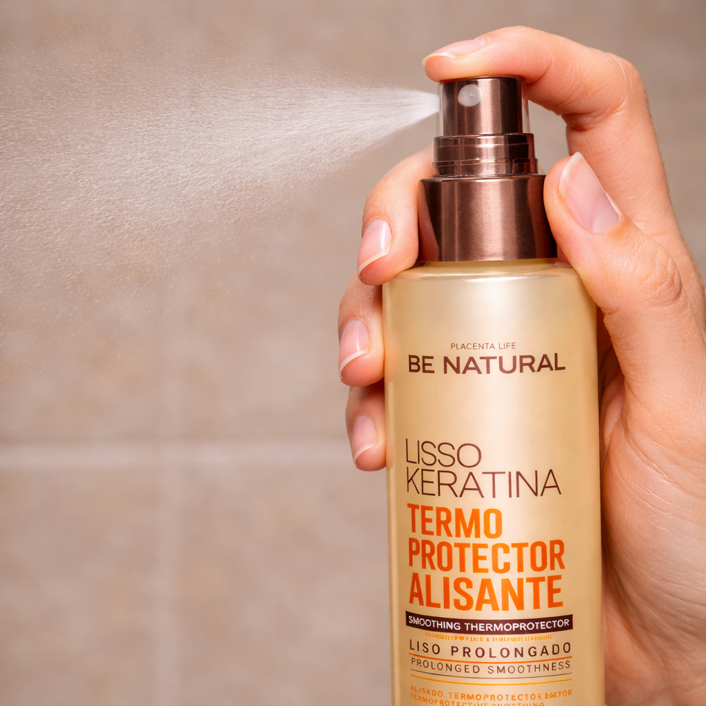 Termoprotector Alisante Lisso Kerativa 250 ml - BE NATURAL
