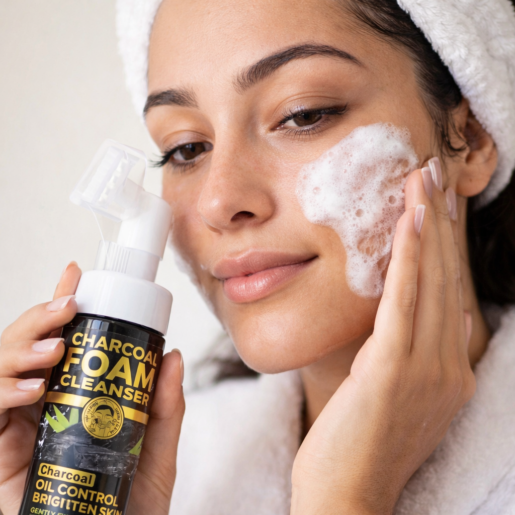 Limpiador Facial en Espuma de Carbón 150 ml - WOKALI