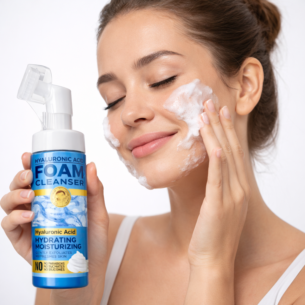 Limpiador Facial en Espuma de Ácido Hialuronico 150 ml - WOKALI