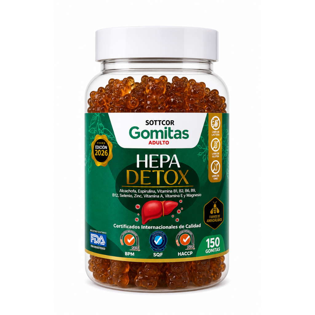 Gomitas Adultos de Hepadetox 150 Ud. - SOTTCOR