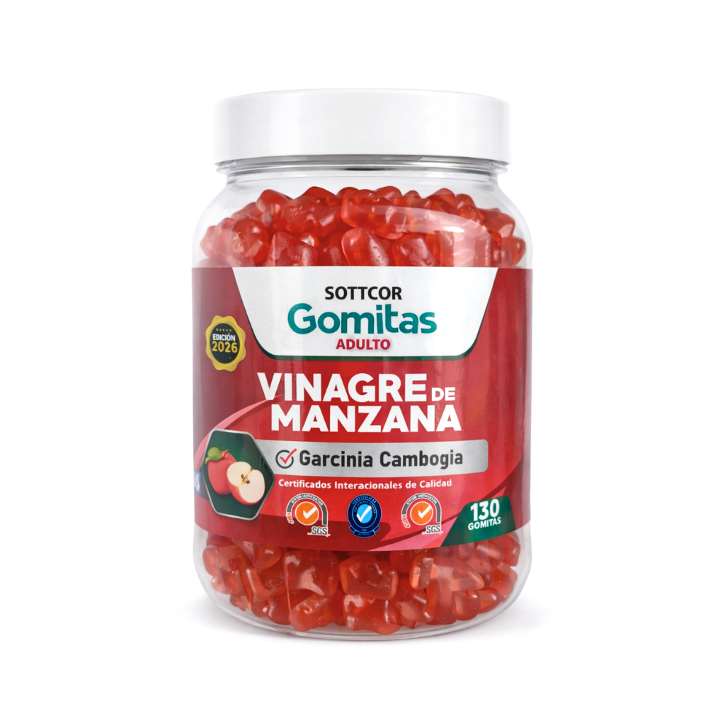 Gomitas Adultos de Vinagre de Manzana 130 Ud. - SOTTCOR
