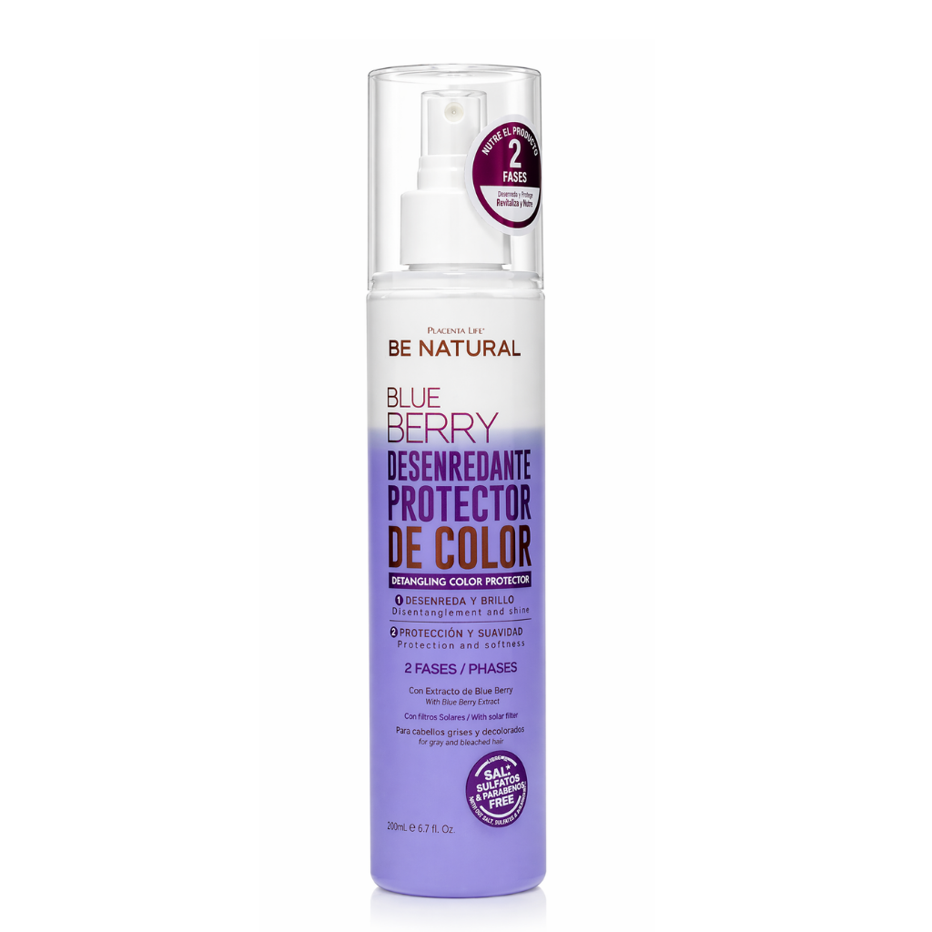 Desenredante Protector de Color Blue Berry 200 ml - BE NATURAL