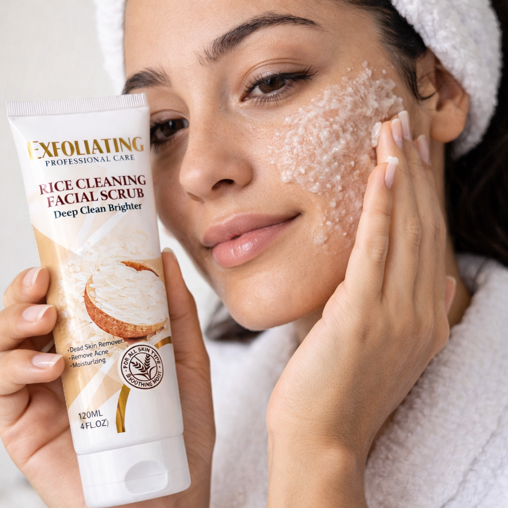 Gel Exfoliante Facial de Arroz 120 ml - WOKALI