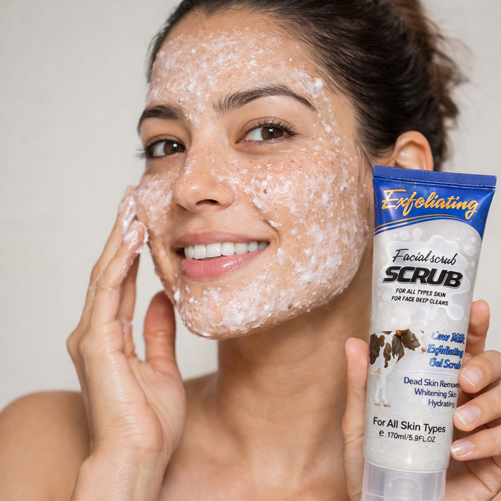 Exfoliante Facial Scrub Leche  170 ml - WOKALI
