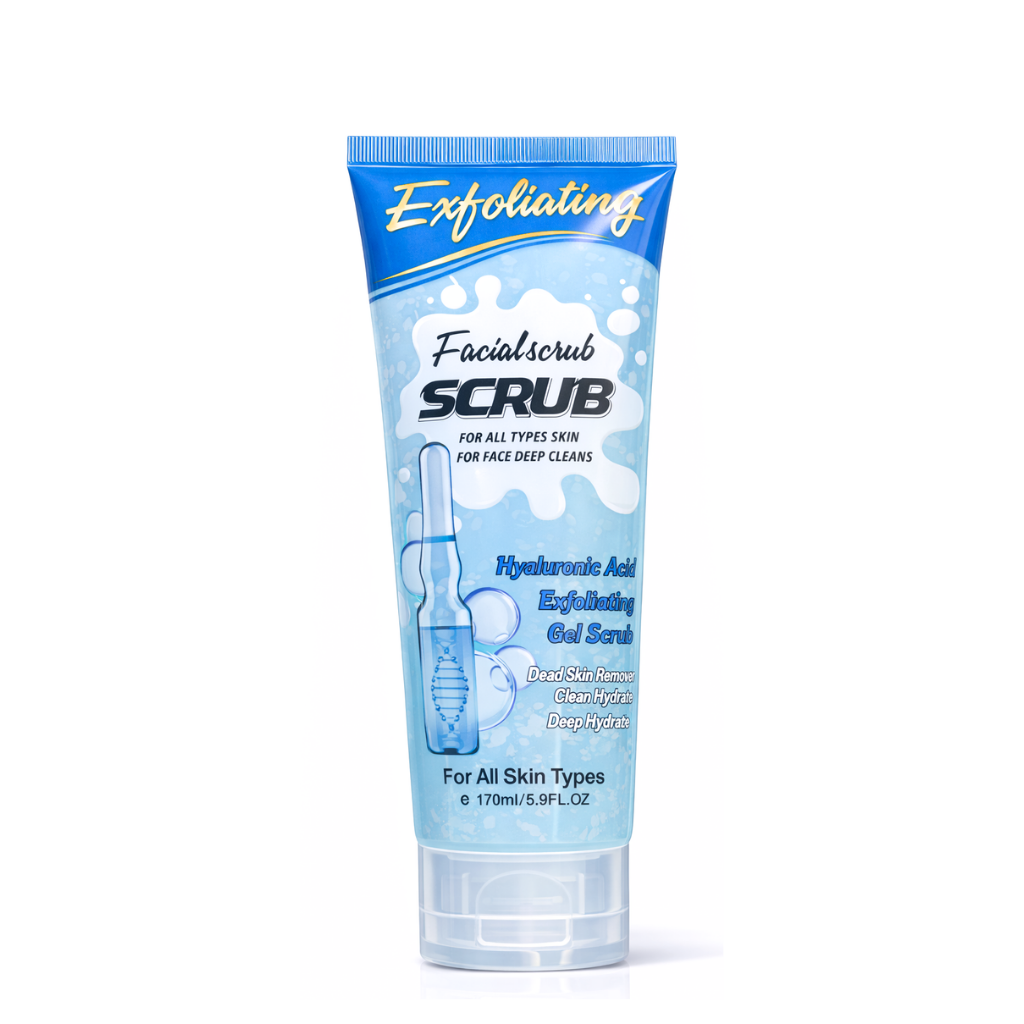 Exfoliante Facial Scrub Ácido Hialuronico 170 ml - WOKALI