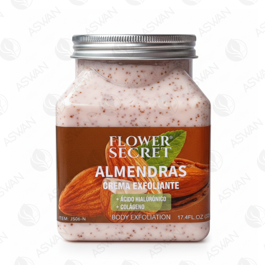 Exfoliante Corporal Almendras 500 ml - FLOWER SECRET