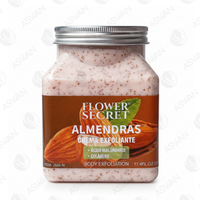 Exfoliante Corporal Almendras 500 ml - FLOWER SECRET