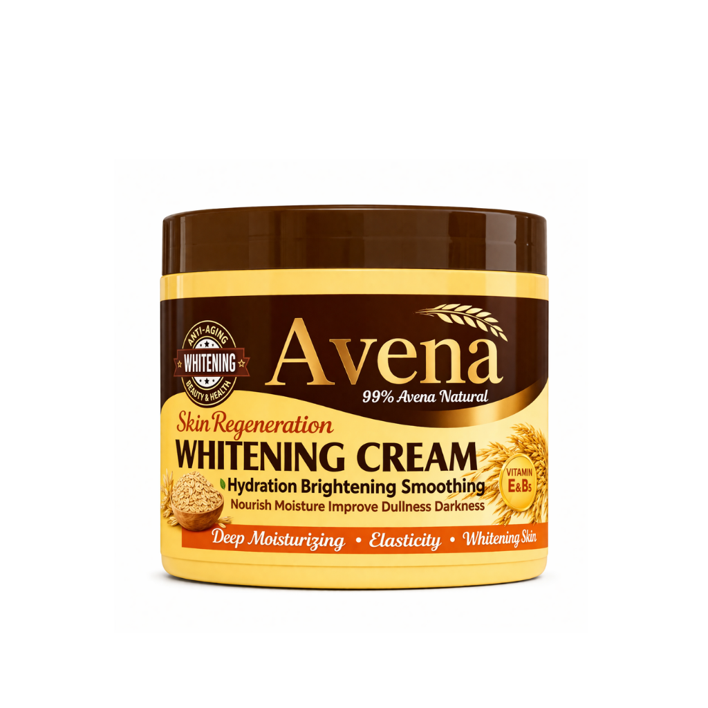Crema Facial Blanqueadora de Avena 115 gr - WOKALI