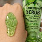 Gel Exfoliante Facial y Corporal Aloe Vera 320 ml - WOKALI
