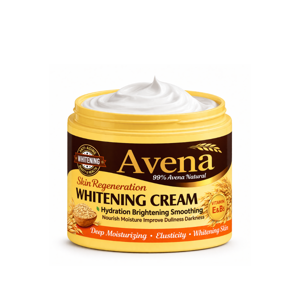 Crema Facial Blanqueadora de Avena 115 gr - WOKALI