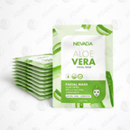Mascarilla Facial De Aloe Vera x10 Uds - NEVADA