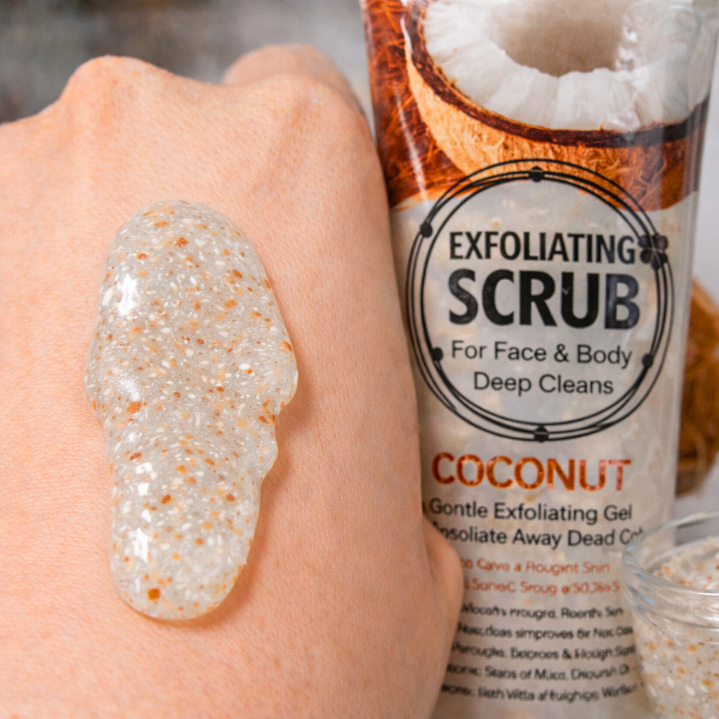 Gel Exfoliante Facial y Corporal Coconut 320 ml - WOKALI