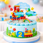 Topper Feliz Cumpleaños Varón