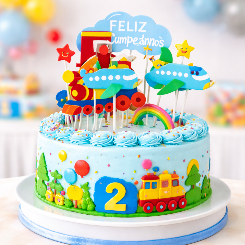Topper Feliz Cumpleaños Varón
