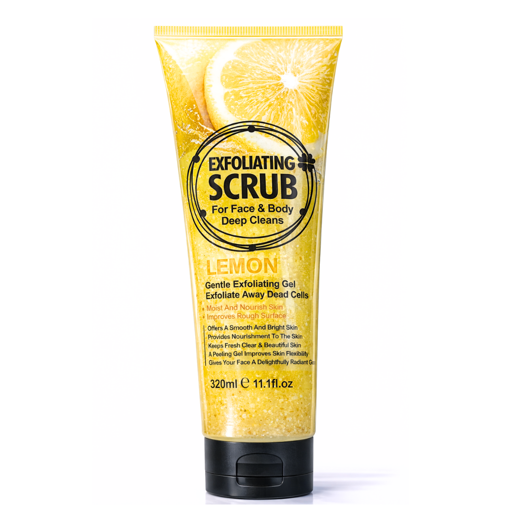Gel Exfoliante Facial y Corporal Lemon 320 ml - WOKALI