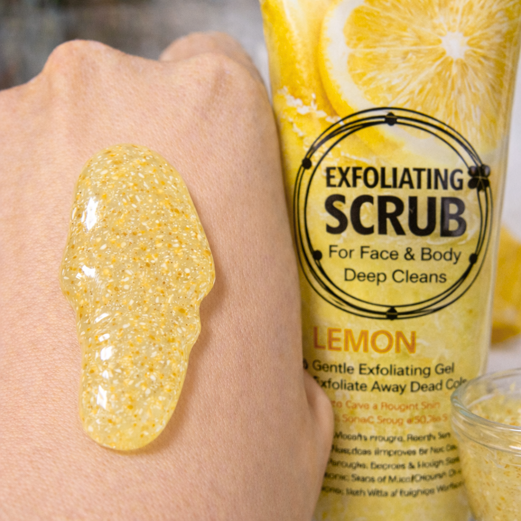 Gel Exfoliante Facial y Corporal Lemon 320 ml - WOKALI