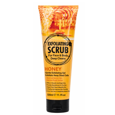 Gel Exfoliante Facial y Corporal Honey 320 ml - WOKALI