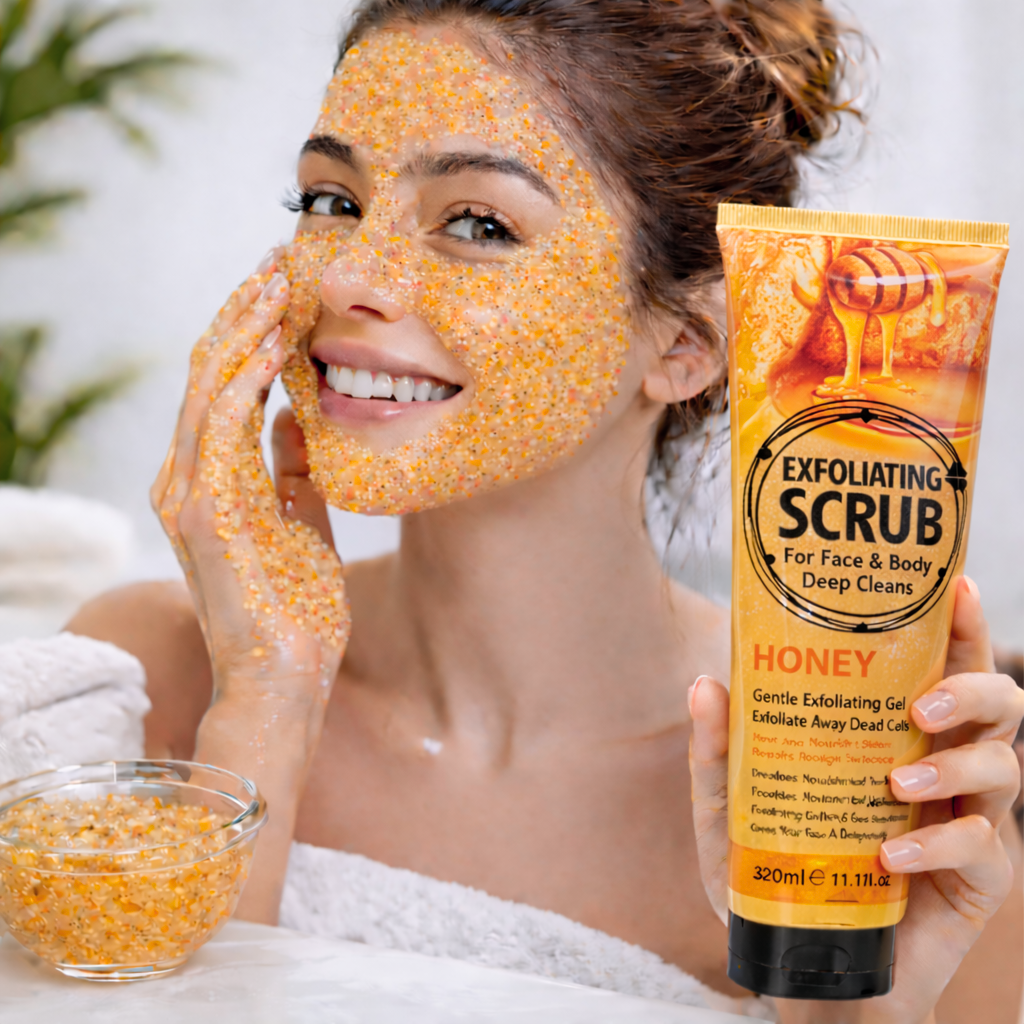 Gel Exfoliante Facial y Corporal Honey 320 ml - WOKALI