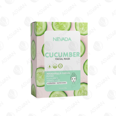 Mascarilla Facial De Pepino x10 Uds - NEVADA