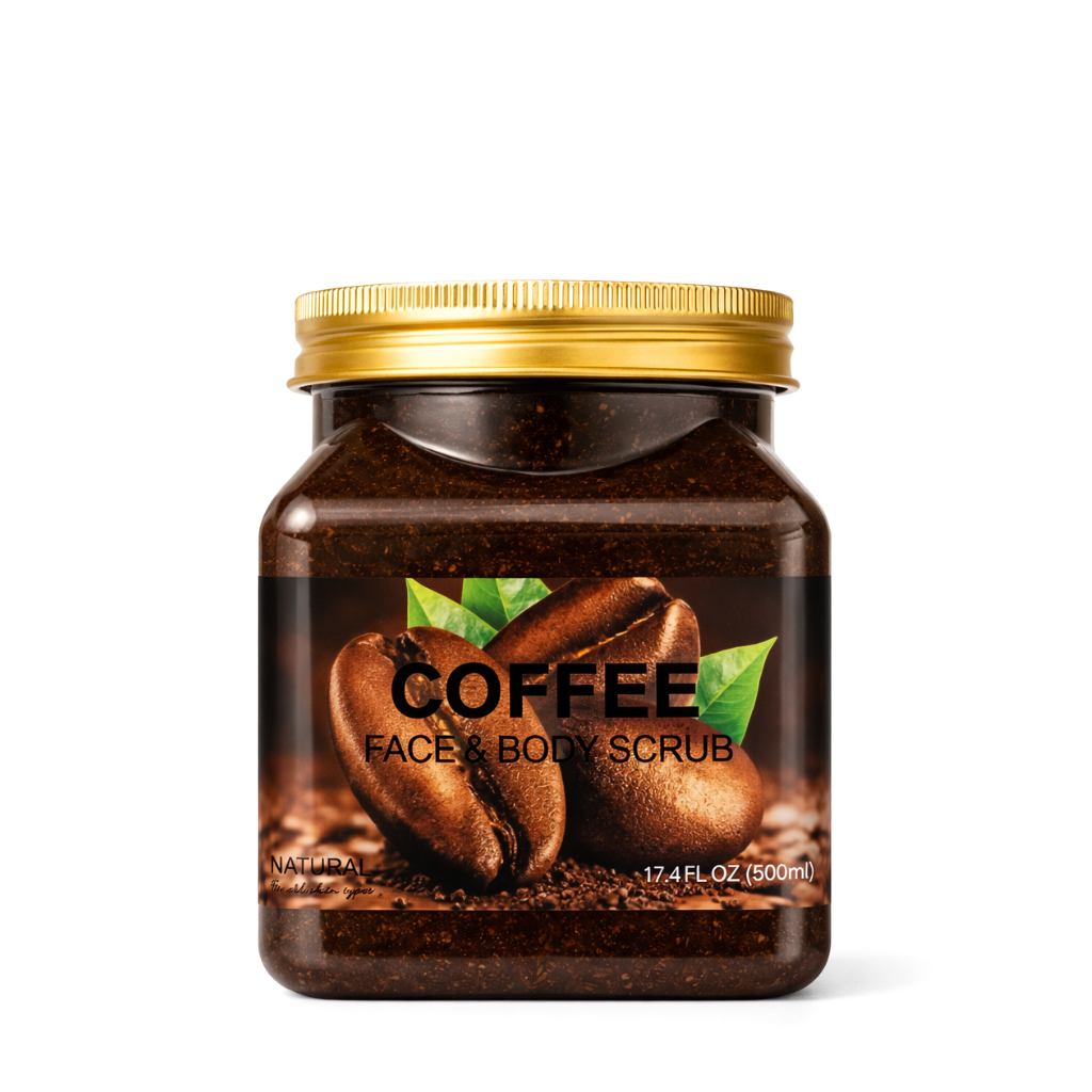 Exfoliante Facial y Corporal Coffee 500 ml - WOKALI