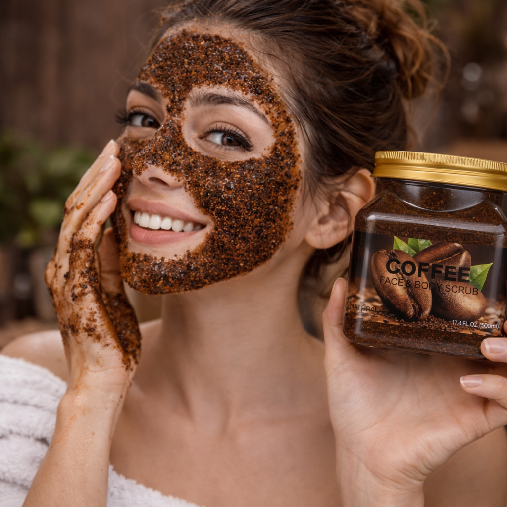 Exfoliante Facial y Corporal Coffee 500 ml - WOKALI