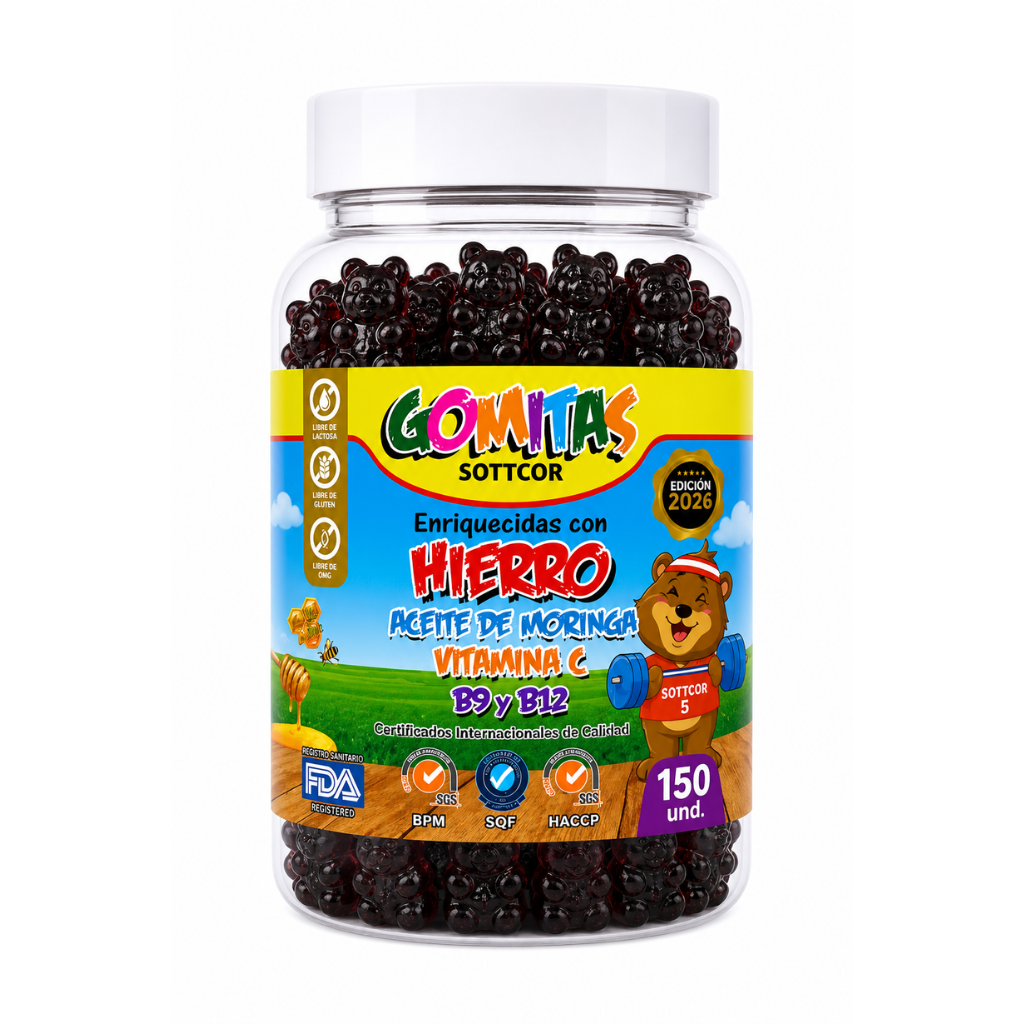 Gomitas Niños Hierro 150 Ud. - SOTTCOR