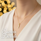 Collar Doble Baño en Oro Letra I – XUPING