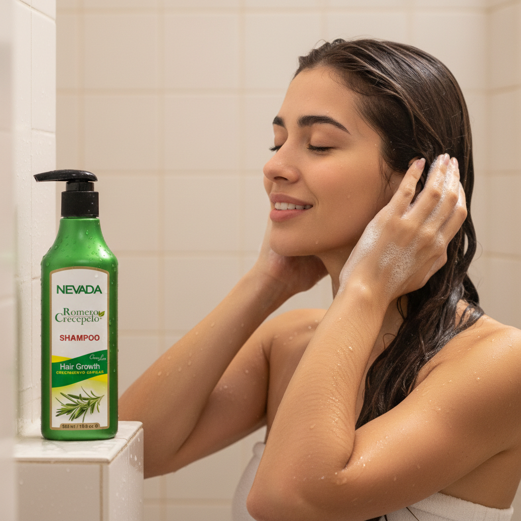 Shampoo de Romero Crecepelo 320 ml - NEVADA