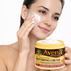 Crema Facial Reparadora de Avena 115 gr - WOKALI
