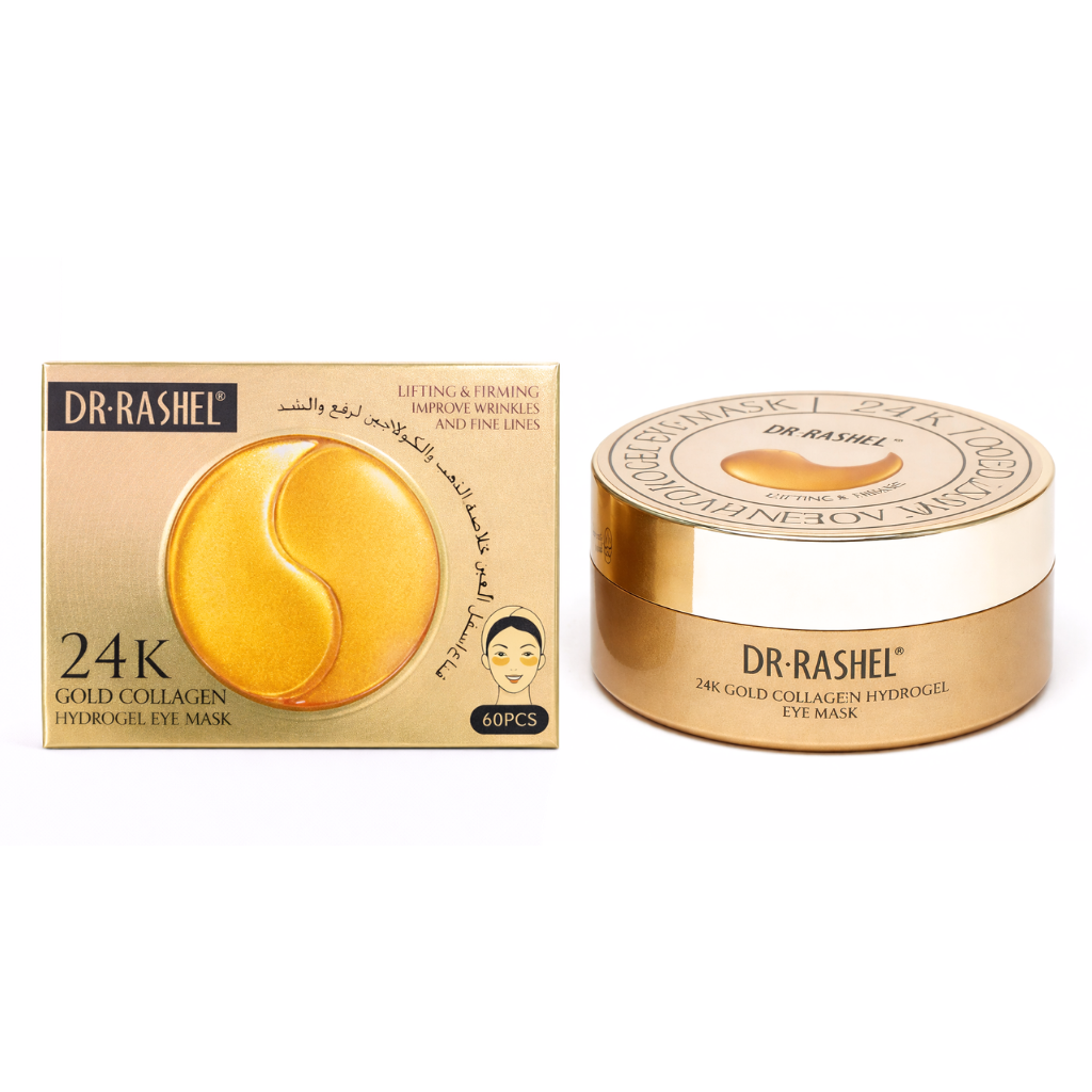 Mascarilla de Ojos Hidrogel 24K 60 pzs - DR. RASHEL