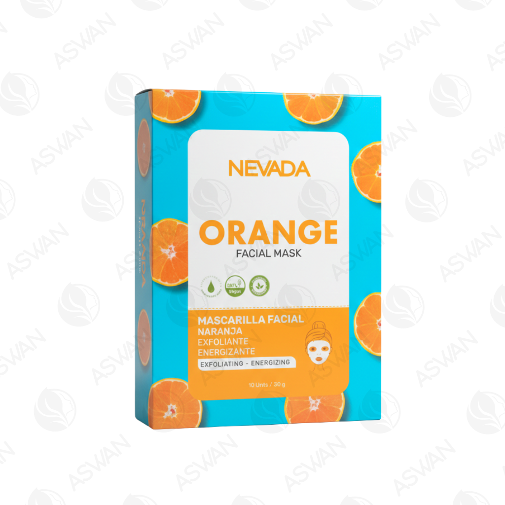 Mascarilla Facial De Naranja x10 Uds - NEVADA
