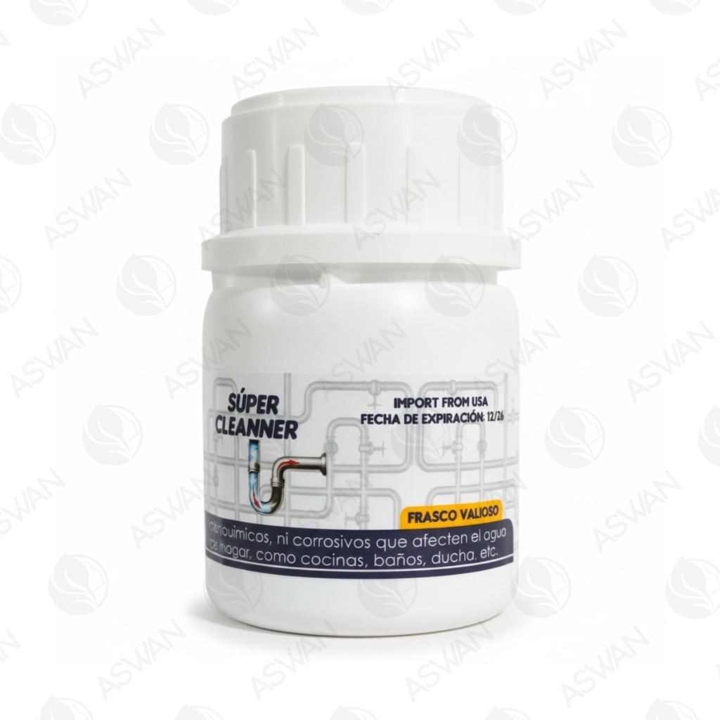 Desatorador de Tuberías en Polvo 140 gr - SUPER CLEANNER