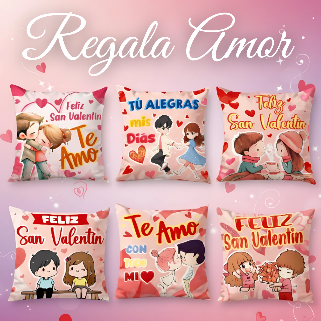 Cojines San Valentín de Pareja