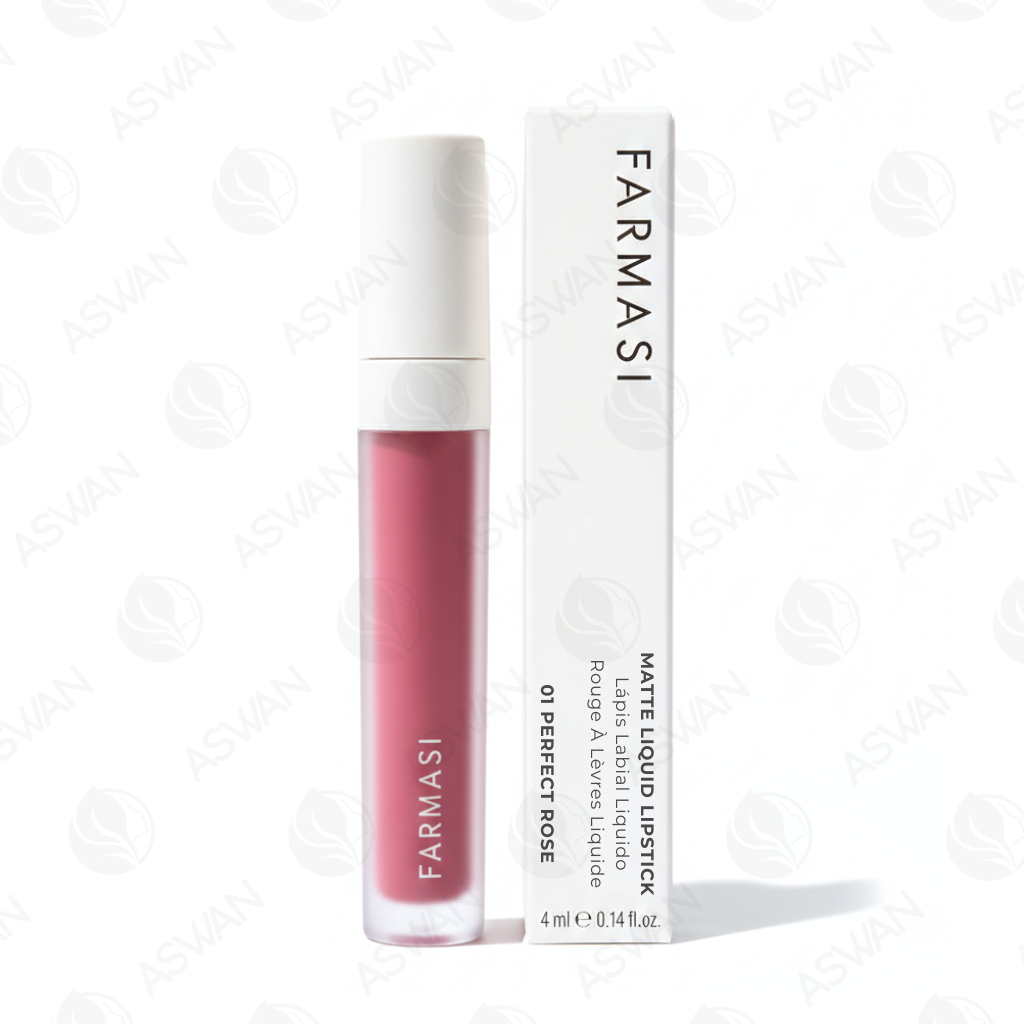 Matte Liquid Lipstick 01 Perfect Rose - FARMASI
