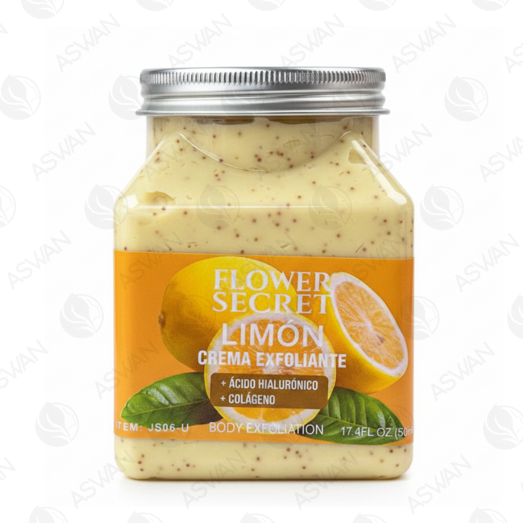 Exfoliante Corporal Limón 500 ml - FLOWER SECRET