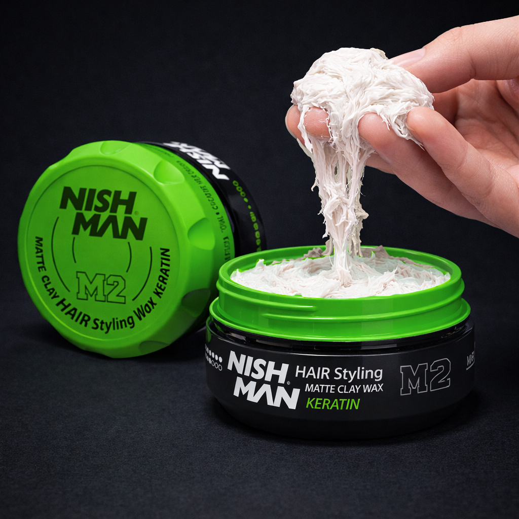 Cera M2 Matte Clay Wax Keratin 100 ml - NishMan