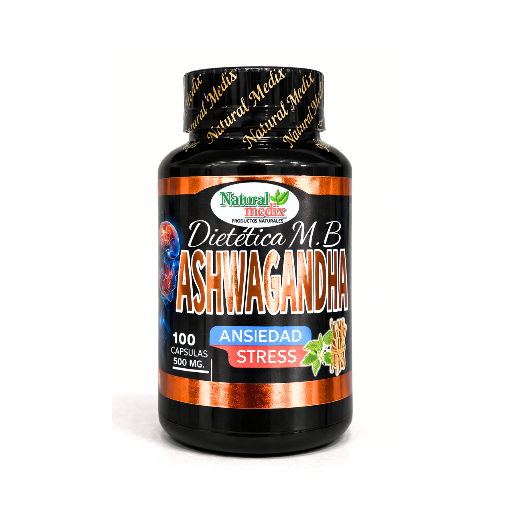 Ashwagandha Ansiedad & Estres 100 cáp. - NATURAL MEDIX