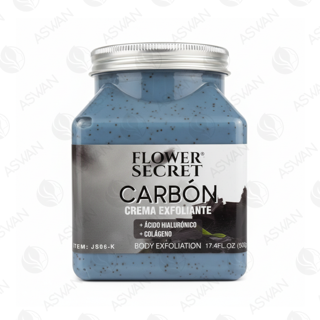 Exfoliante Corporal Carbón 500 ml - FLOWER SECRET