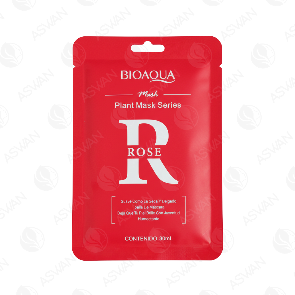 Mascarilla Facial Rosa De Bulgaria x10 Uds - BIOAQUA
