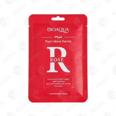 Mascarilla Facial Rosa De Bulgaria x10 Uds - BIOAQUA