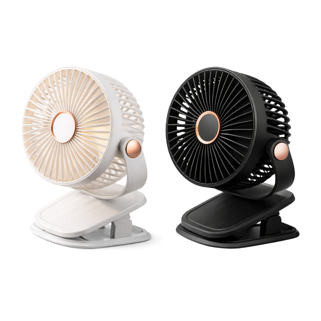 Ventilador con luz portátil con agarradera