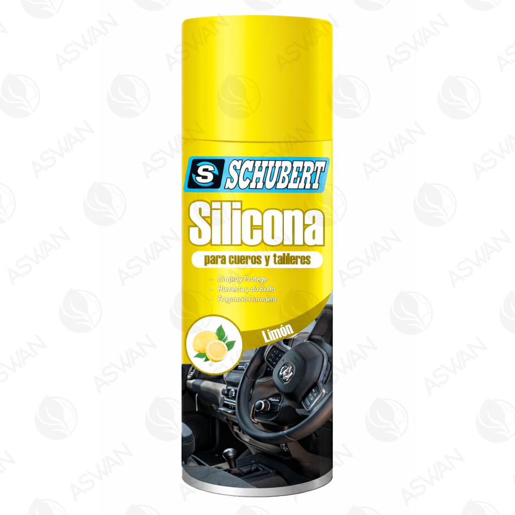 Silicona Para Cueros y Tableros Limón 450 ml - SCHUBERT