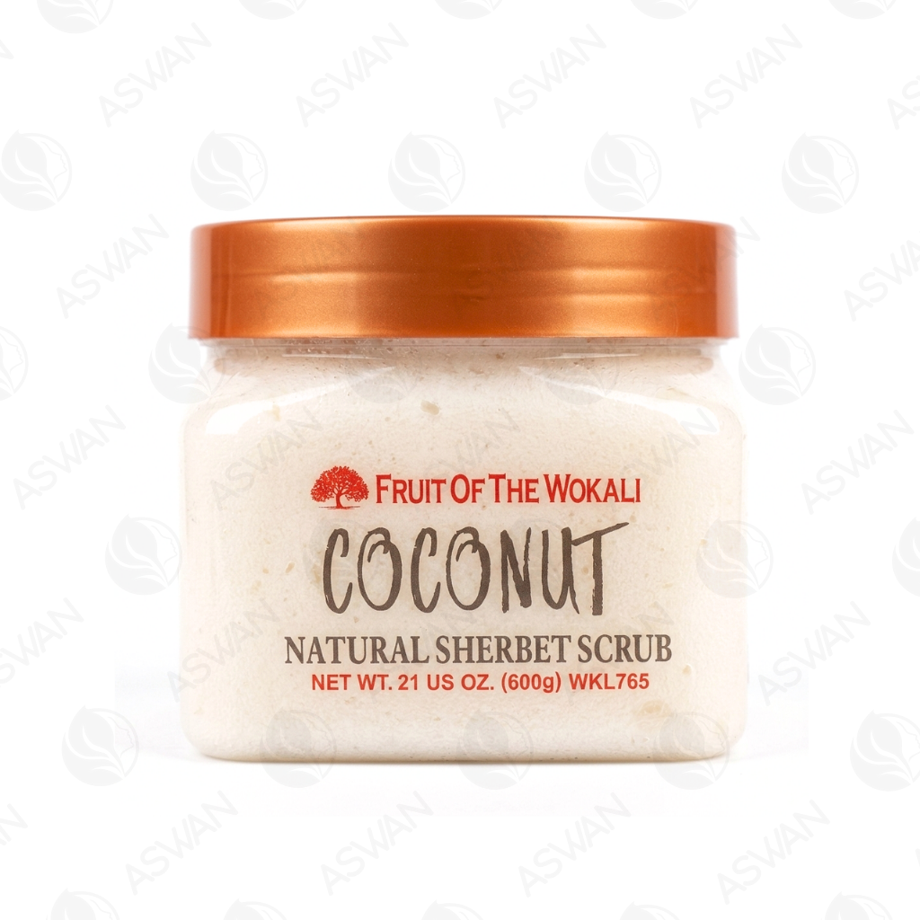Natural Sherbet Scrub Coconut 600 gr - WOKALI